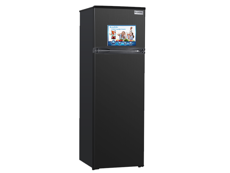 257L DEFROST REFRIGERATOR BLACK